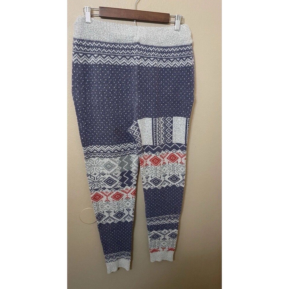 Free People Snuggle Up Fair Isle Plush Joggers Women’s Size XS - Picture 2 of 5